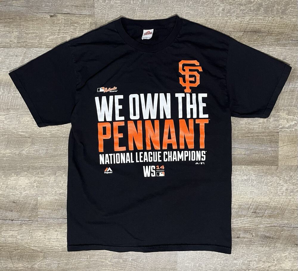 San Francisco Giants Vintage T Shirt 2014 Baseball Season Anti Dodgers See Pics